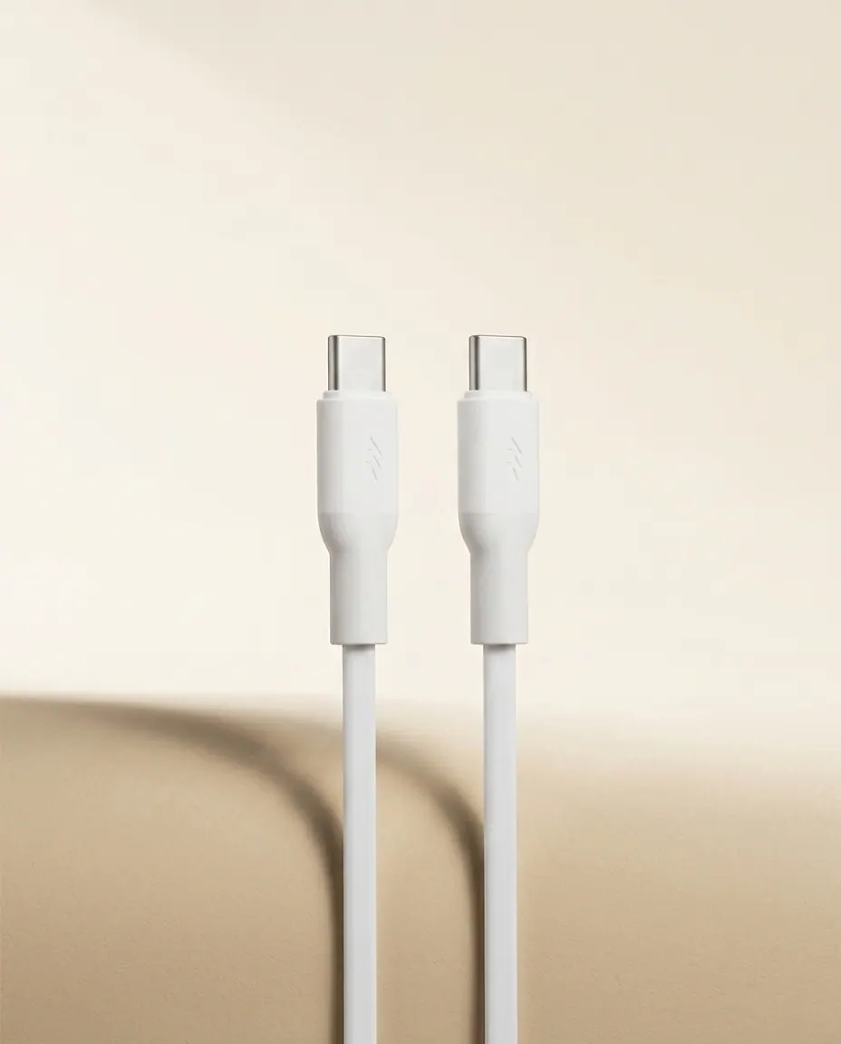 USB-C Cable 100W 1m (SN-123) — Daily 100W TPE cable, 1m.