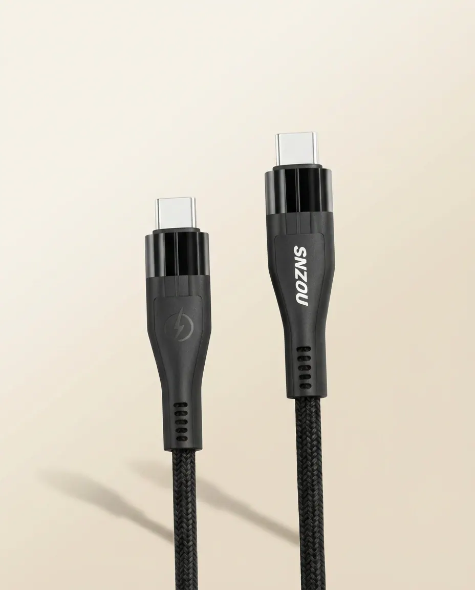 USB-C Cable 100W Durable (SN-136) — Thickened jacket, fast-charge-ready.