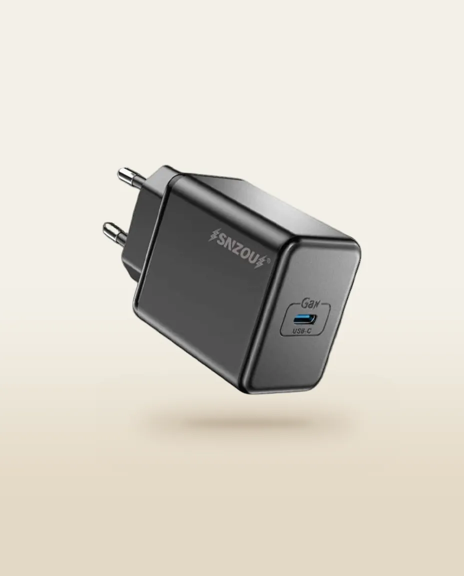 GaN Fast Charger 60W (SN-360) — A compact GaN charger that charges fast and runs cooler.