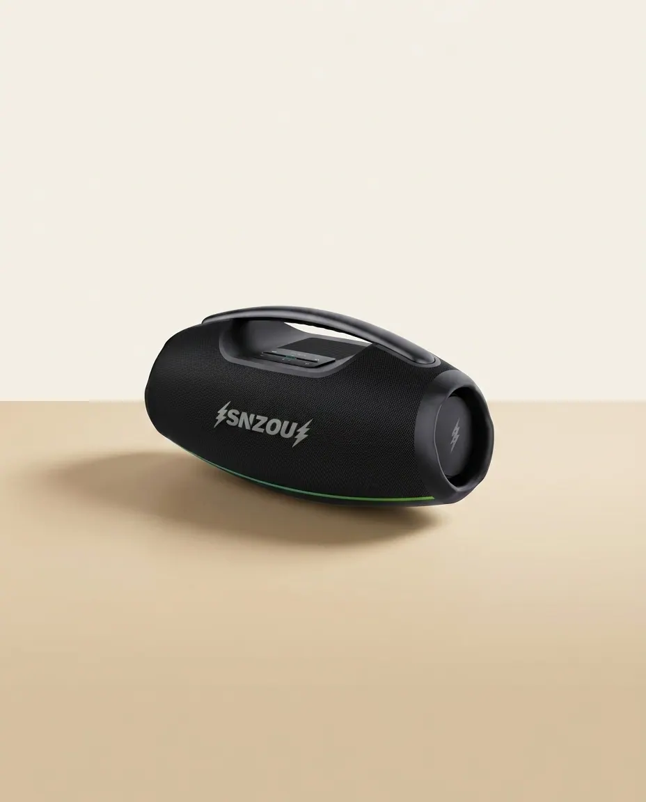 Iron Beat Portable Speaker (SN-30) — Big-output portable speaker with handle.