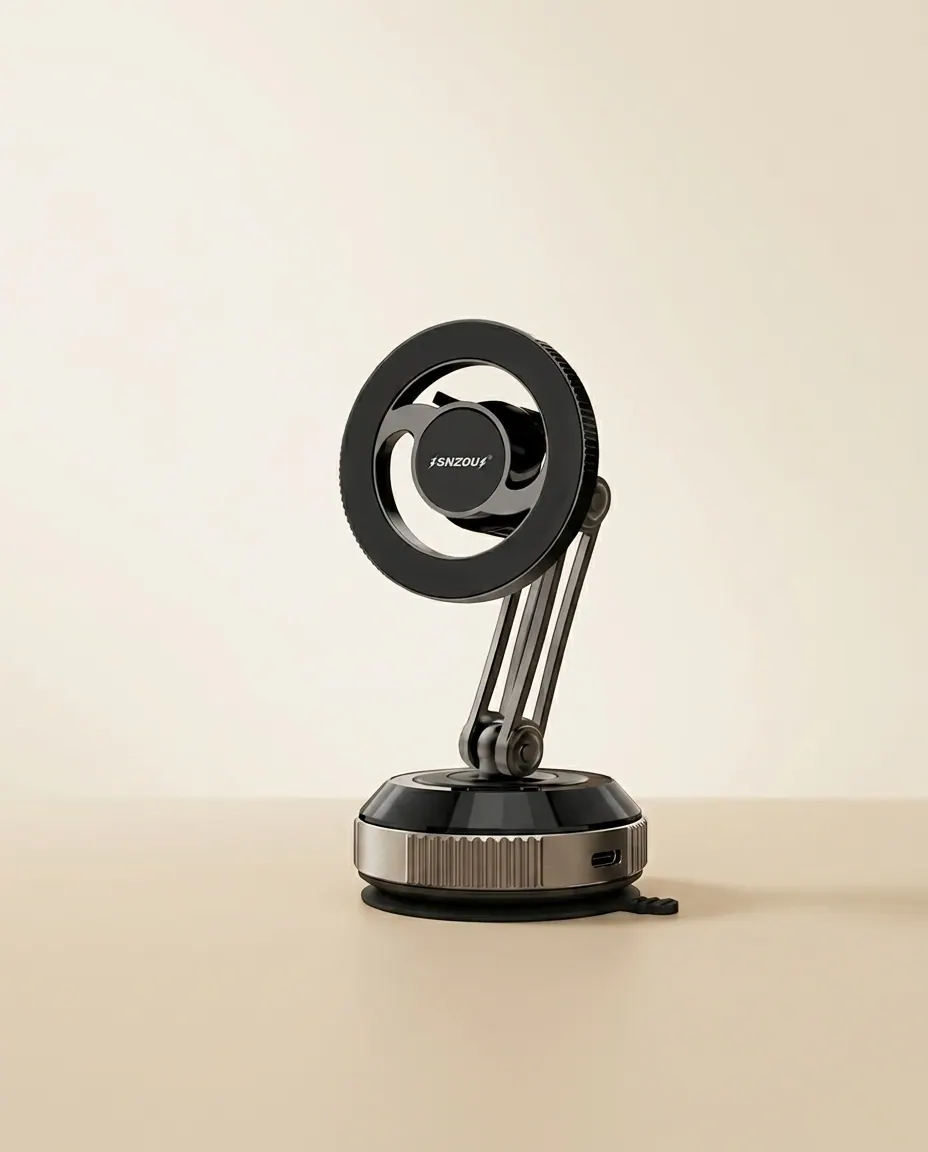 Magnetic Rotary Stand (SN-562) — Magnetic ring head with desktop arm.