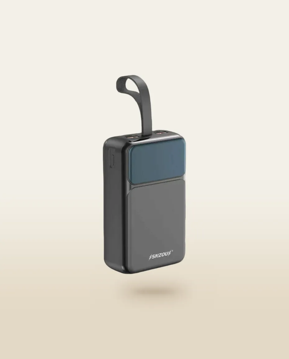 Power Bank 65W 20,000mAh (SN-949) — A 65W power bank that charges your laptop and phone at the same time.